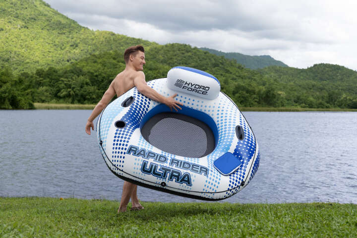 Bestway Schwimmring Rapid Rider Ultra mit Getränkehalter